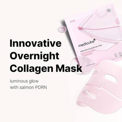 Medicube salmon PDRN pink collagen jelly gel mask