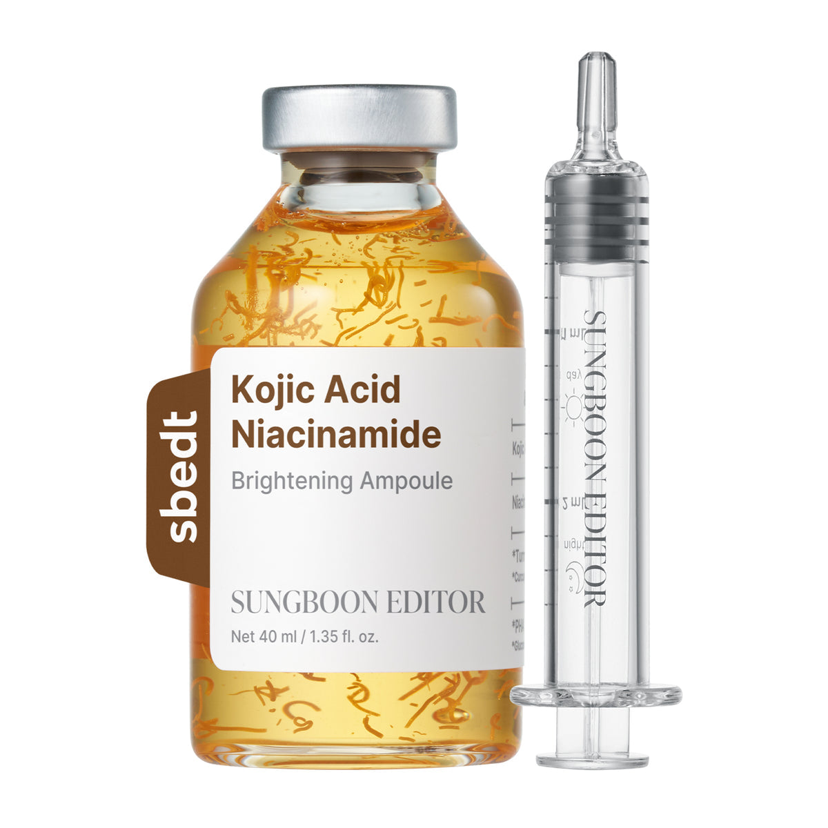 SUNGBOON EDITOR Kojic Acid Niacinamide Brightening Ampoule 40 ml — producto