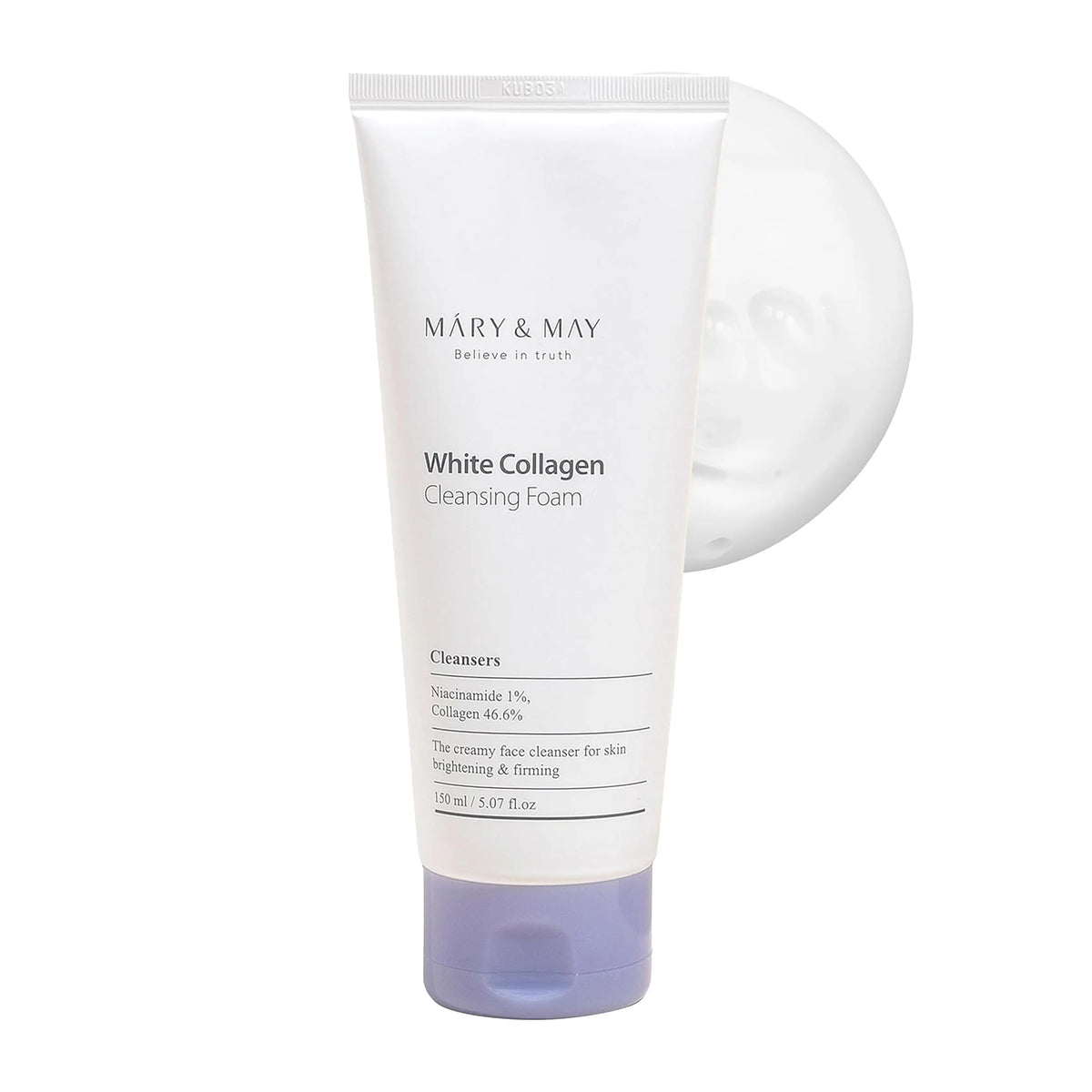 Mary&May white collagen cleansing foam — imagen 2