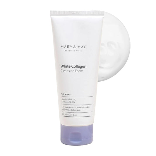 Mary&May white collagen cleansing foam — imagen 2