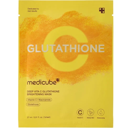 Medicube deep vita C glutathione brightening mask — imagen 4