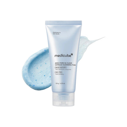 Medicube zero pore SA clear capsule cleansing foam