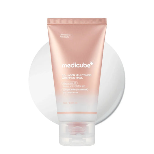 Medicube collagen milk toning wrapping mask