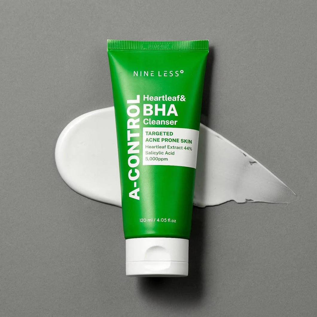 NINELESS A-Control heartleaf & BHA cleanser — imagen 2