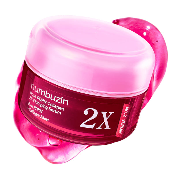 Numbuzin no.2 rose PDRN collagen 2X plumping serum