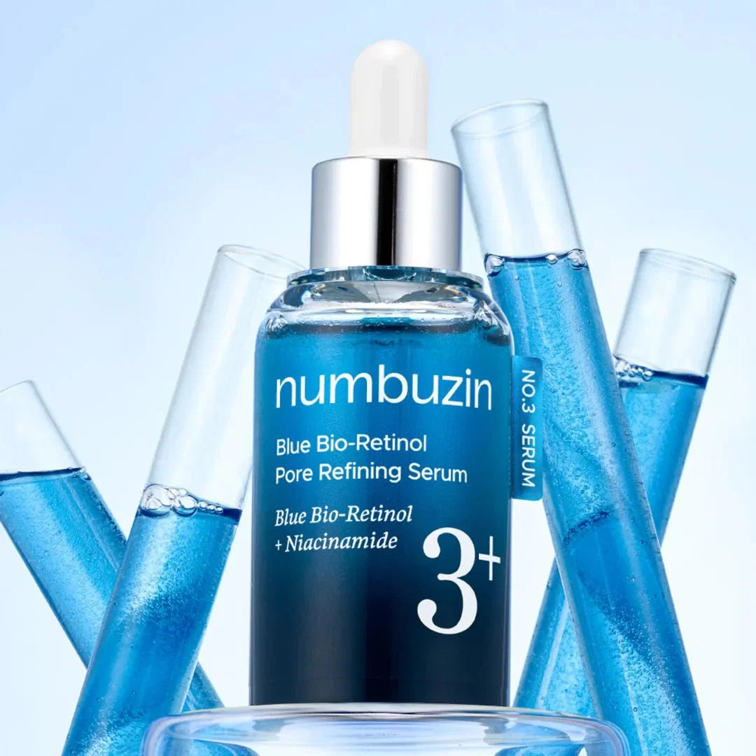 Numbuzin no.3 blue bio-retinol pore refining serum