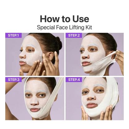 Numbuzin no.9 NAD bio lifting full cover facial mask 4EA — imagen 4