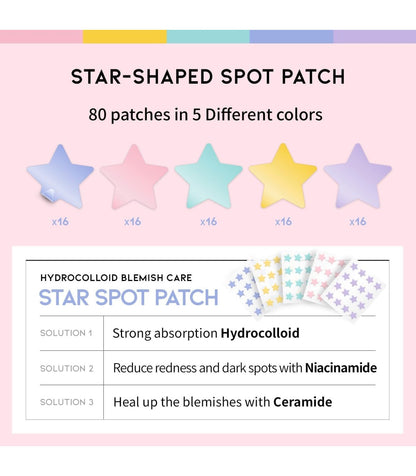 OOTD BEAUTY star spot patch - pastel