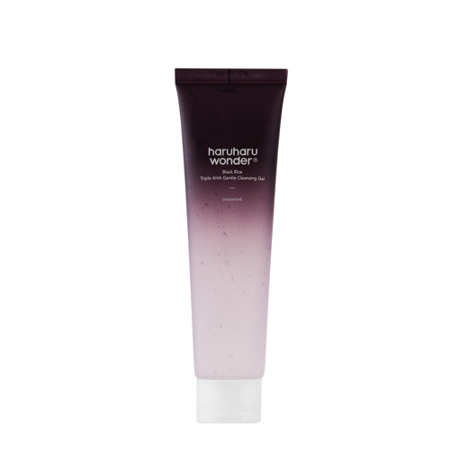 Haruharu Wonder black rice triple AHA gentle cleansing gel — imagen principal