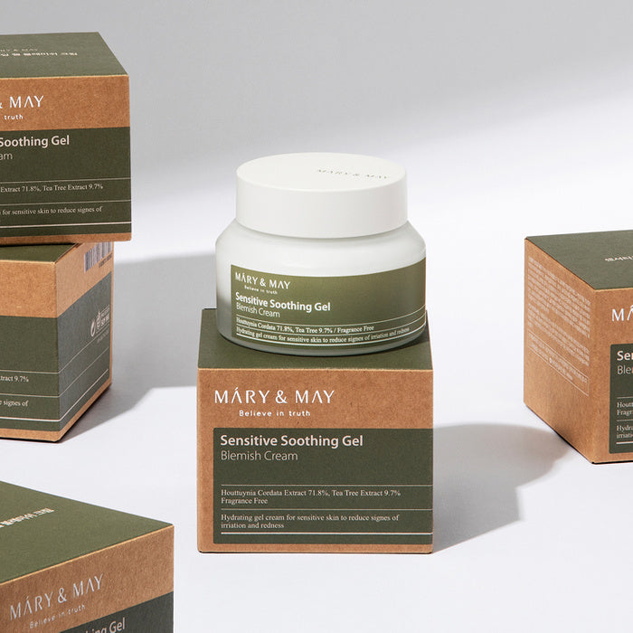 Mary&May sensitive soothing gel blemish cream — imagen 2