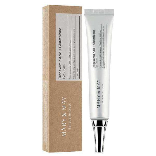 Mary&May tranexamic acid + glutathione eye cream — imagen principal