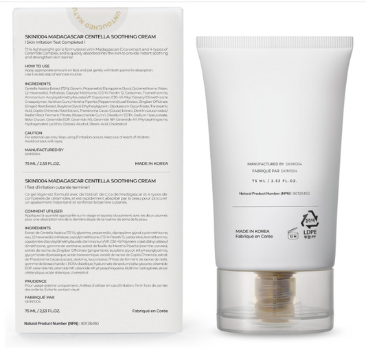 SKIN1004 Madagascar centella soothing cream — imagen 4
