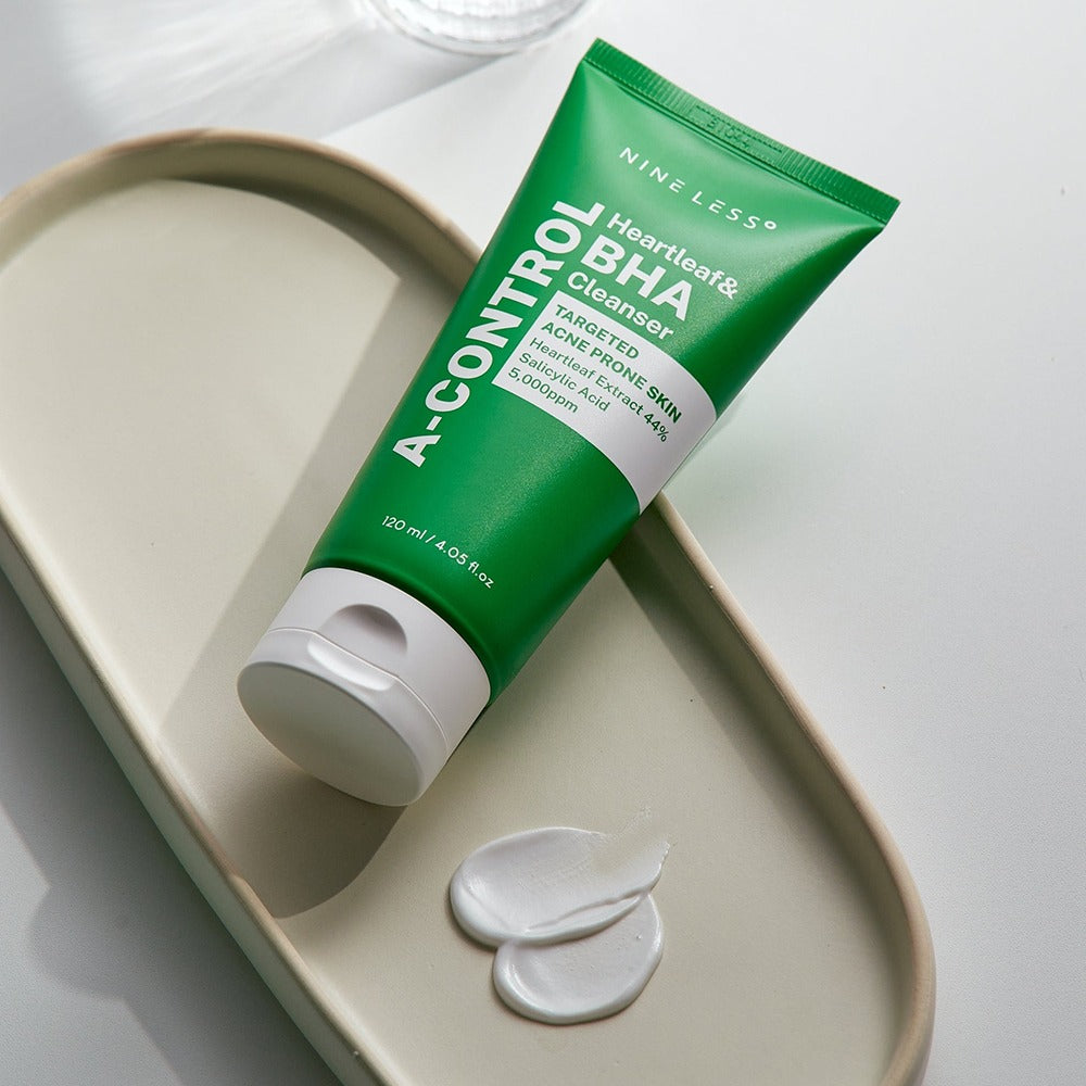 NINELESS A-Control heartleaf & BHA cleanser — imagen 3